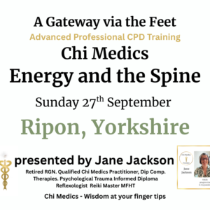 Chi Medics –  Energy and the Spine CPD Course, Ripon